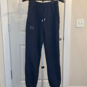 Beardedgoat Fleece Jogger Sweatpants – Navy – Size M